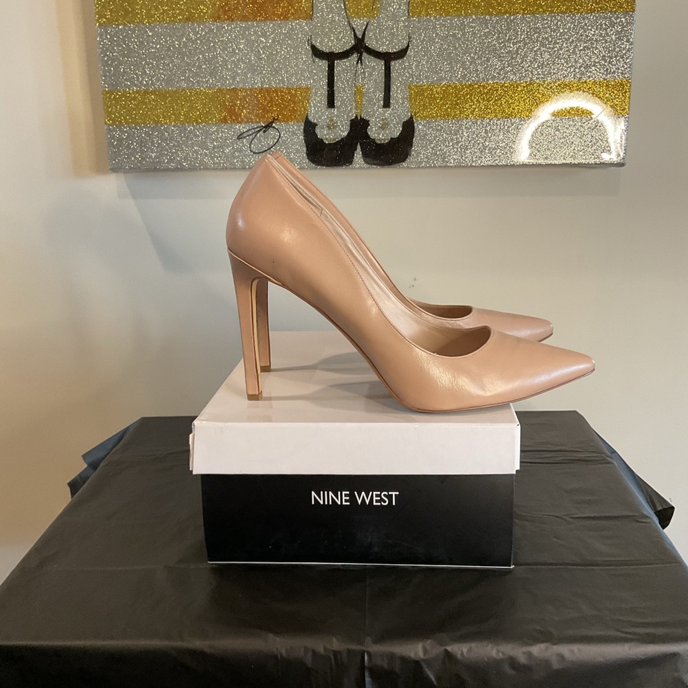 Nine West Tan Heels